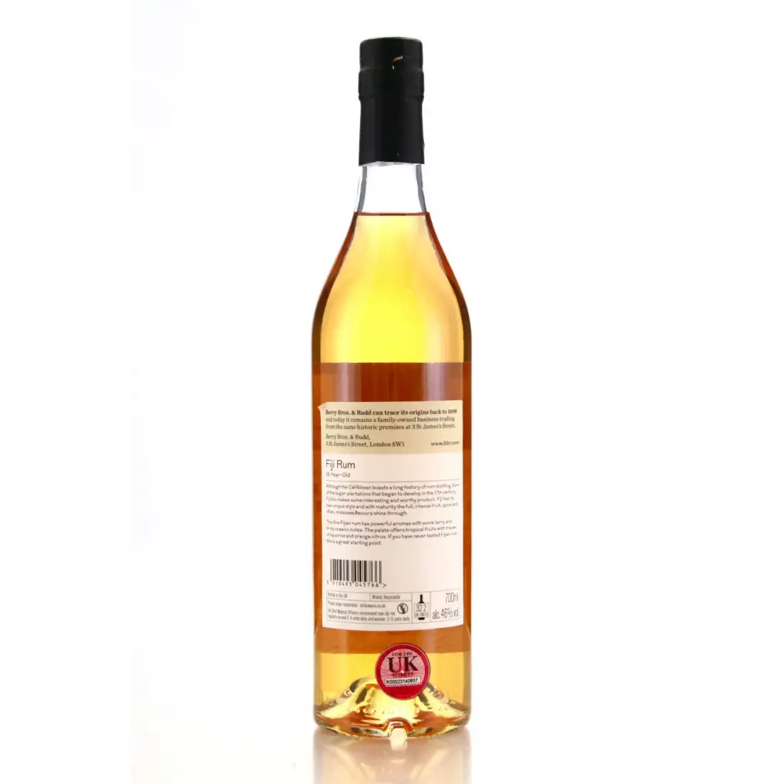 Hochauflösendes Bild von Berry Bros &amp; Rudd Fiji Rum 2003