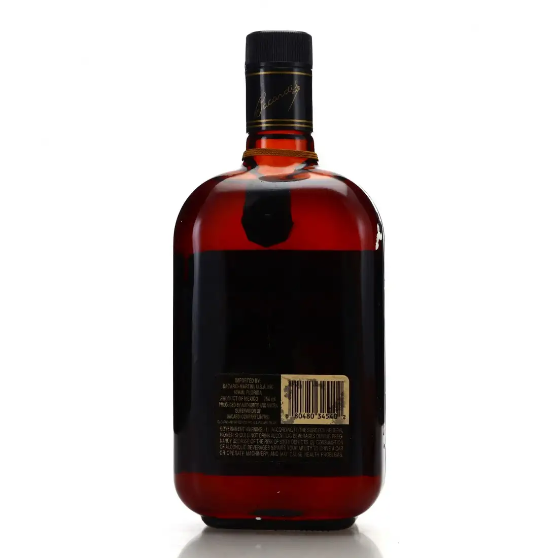 Hochauflösendes Bild von Bacardi Ron Solera Orgullo 1873 Tradición Mexico