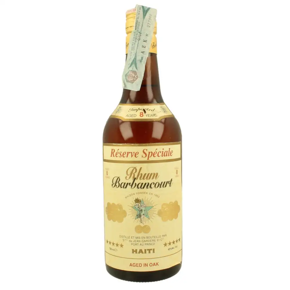 Bottle of Barbancourt 5 Stars 8 Years Réserve Spéciale Vintage