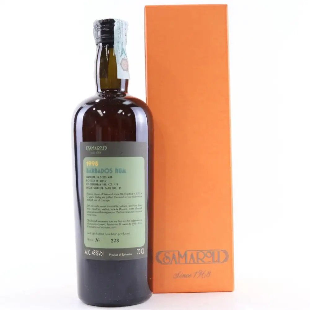 Hochauflösendes Bild von Samaroli Barbados Rum 1998