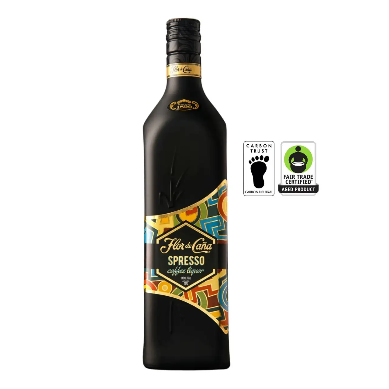 Bottle of Flor de Caña Spresso