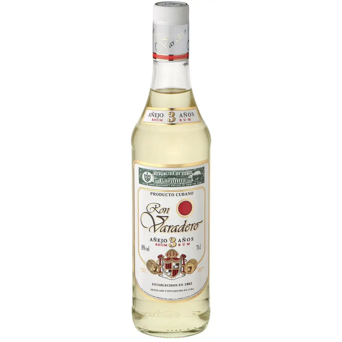 Hochauflösendes Bild von Ron Varadero Añejo 3 Años