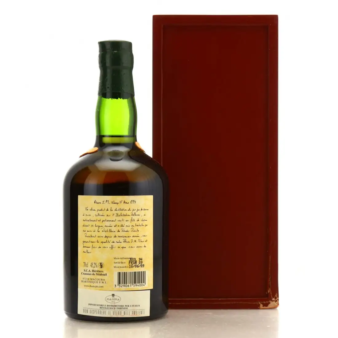 Hochauflösendes Bild von Rhum J.M 1994