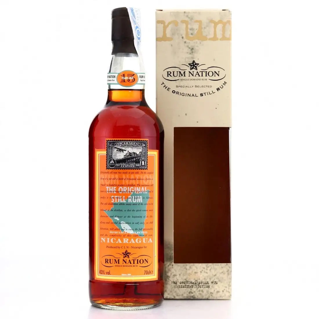 Hochauflösendes Bild von Rum Nation Nicaragua The Original Still Rum 2004