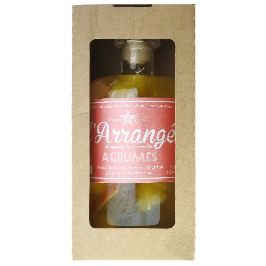 Bottle of Tricoche Spirits L’Arrangé Agrumes