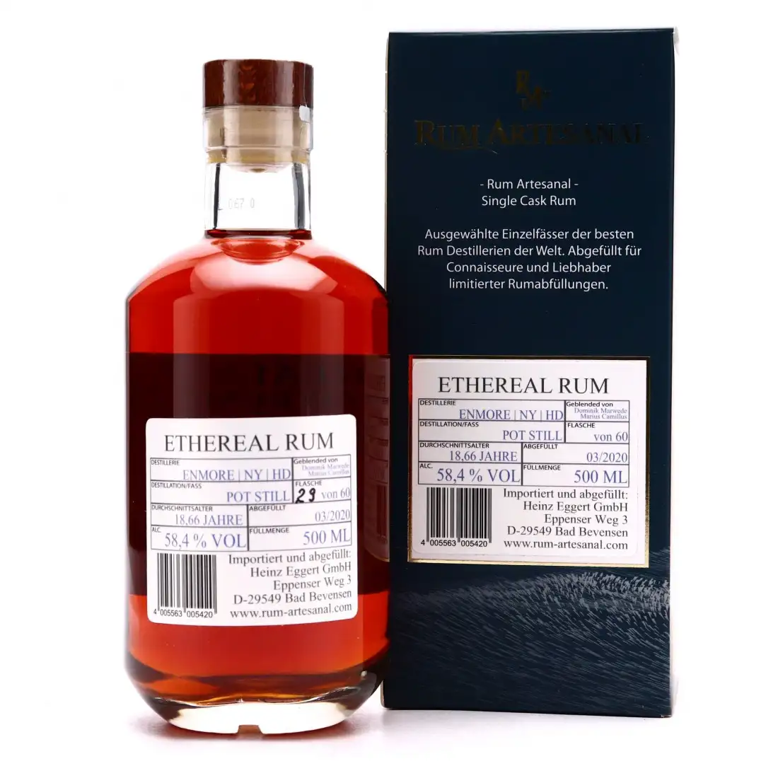 Hochauflösendes Bild von RA Ethereal Blended Rum (Single Cask Rum Blog)