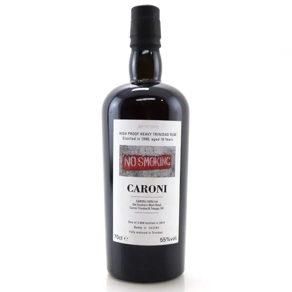 Bottle of Velier Caroni 33th Release High Proof Heavy Trinidad Rum HTR 1998