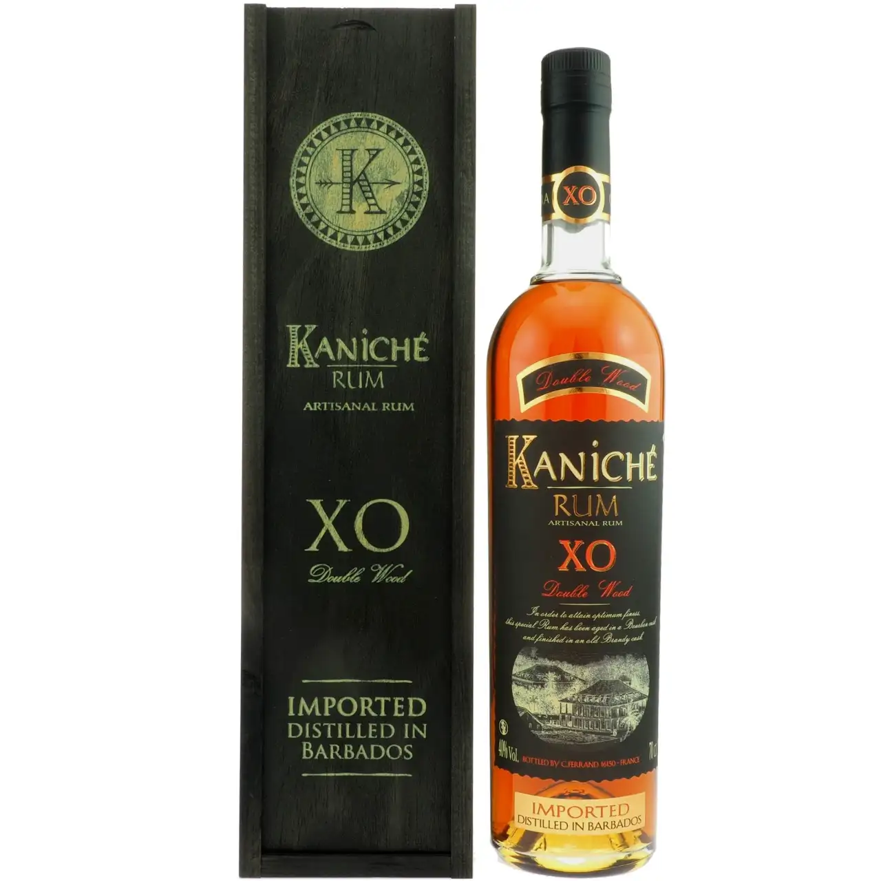 Bottle of Kaniché Double Wood XO