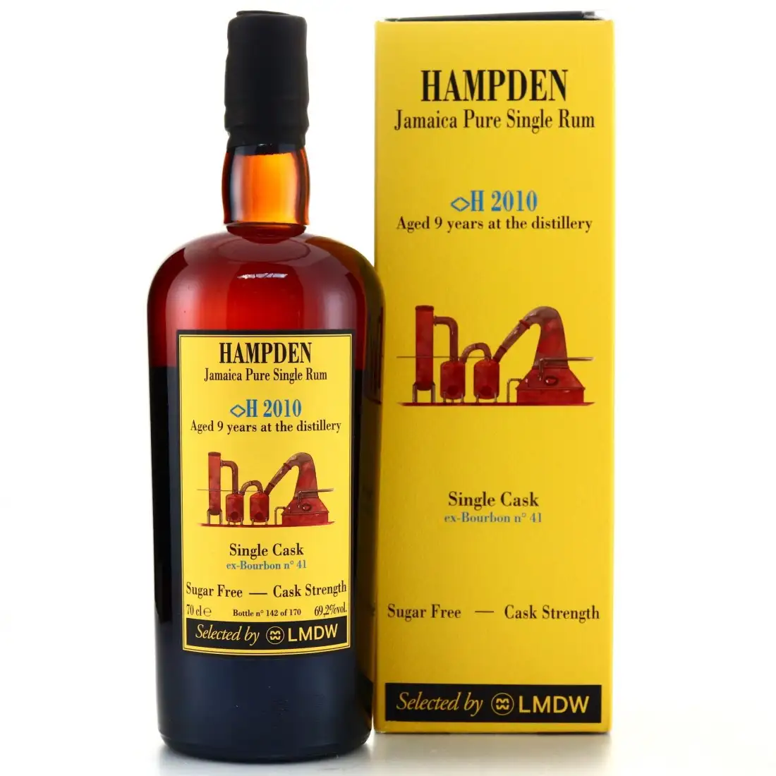 Bottle of Habitation Velier Hampden Single Cask Selected by LMDW <>H 2010