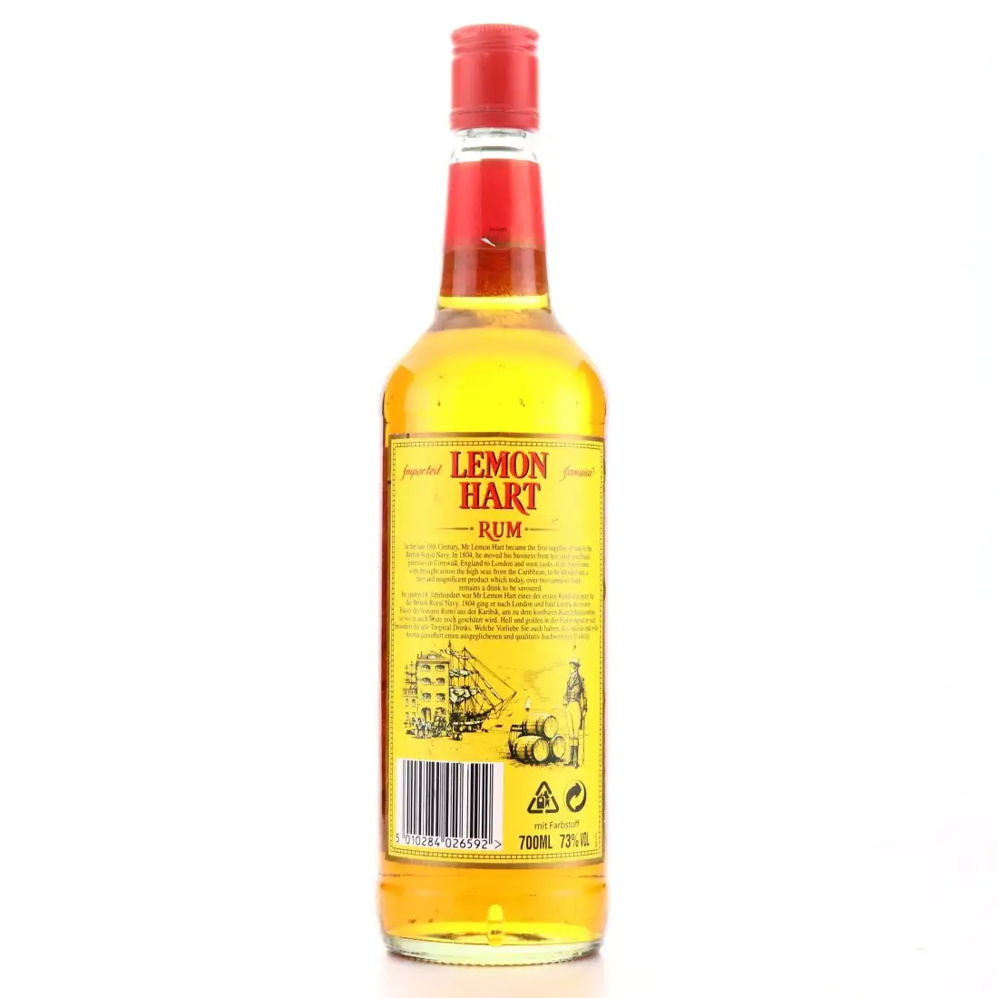 Hochauflösendes Bild von Lemon Hart & Son Imported Jamaica Rum