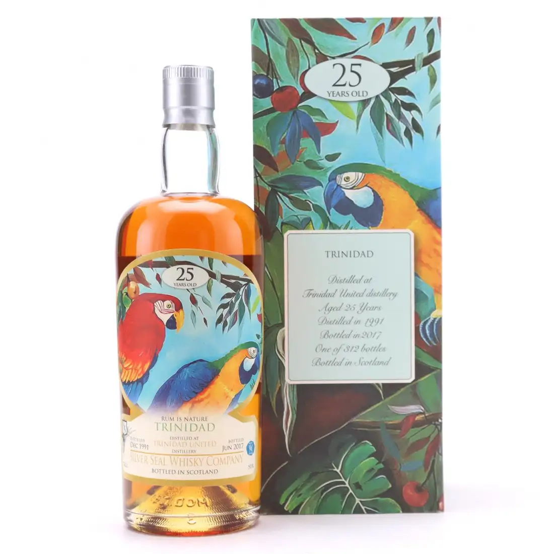 Bottle of Silver Seal T.D.L Trinidad 1991