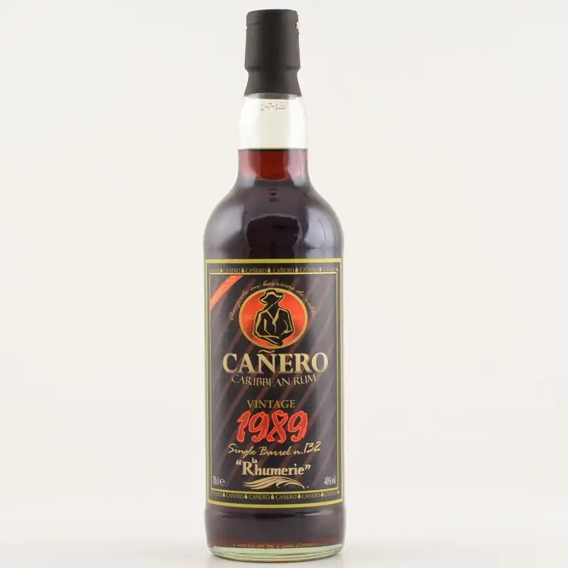 Bottle of Cañero Single Barrel „La Rhumerie“ 1989