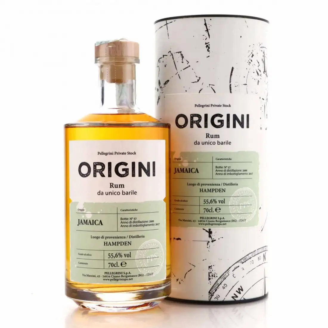 Bottle of Pellegrini Hampden Origini LROK 2000