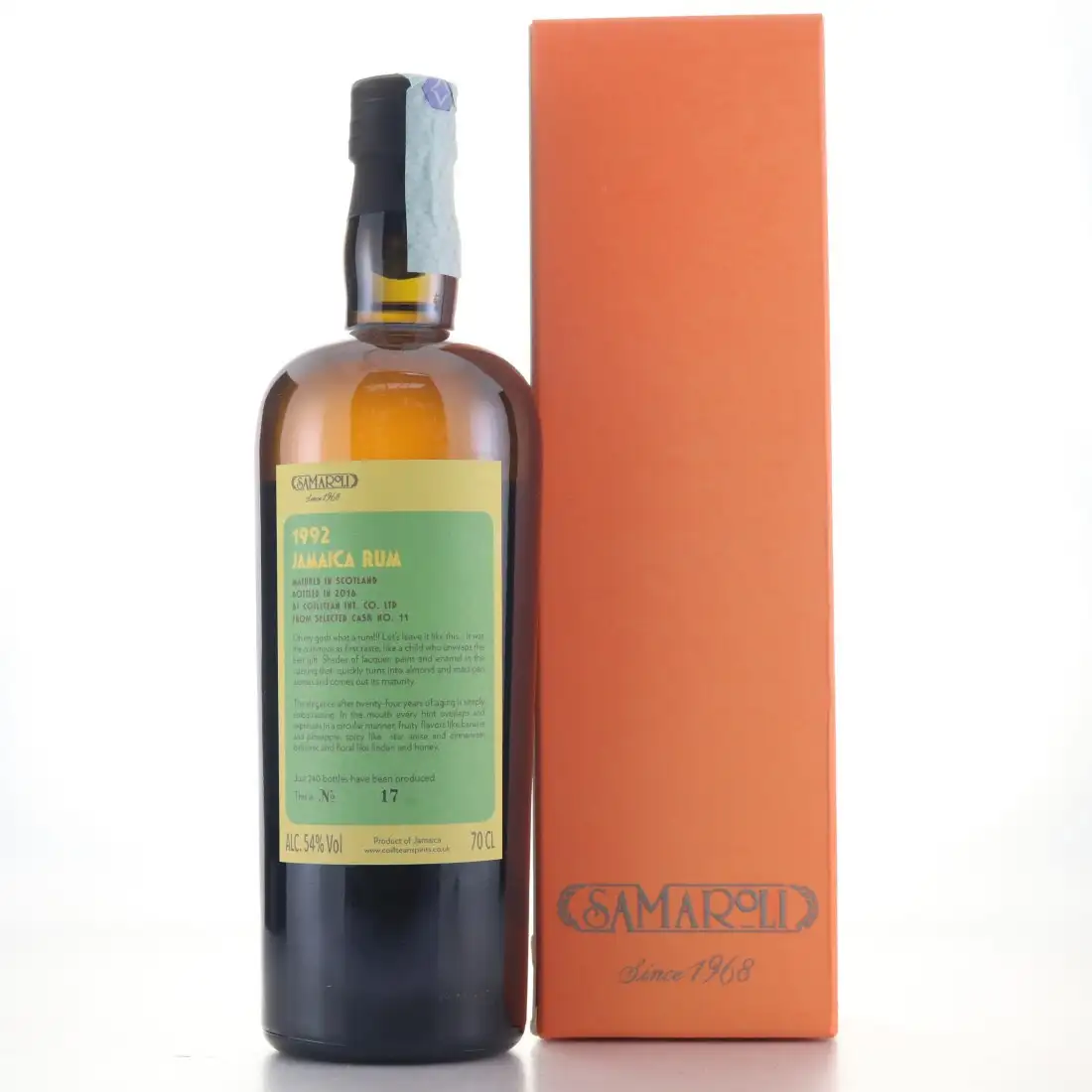 Hochauflösendes Bild von Samaroli Hampden Jamaica Single Cask HLCF 1992