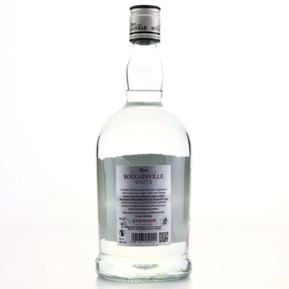 Hochauflösendes Bild von Oxenham Craft Distillery Bougainville White Rum