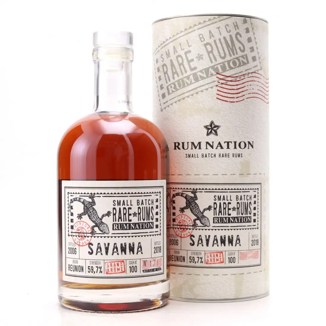 Hochauflösendes Bild von Rum Nation Savanna Small Batch Rare Rums Grand Arôme 2006