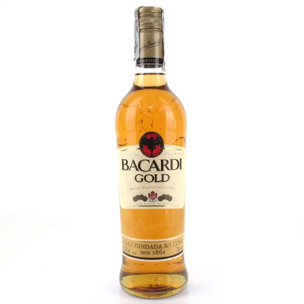 Bottle of Bacardi Gold