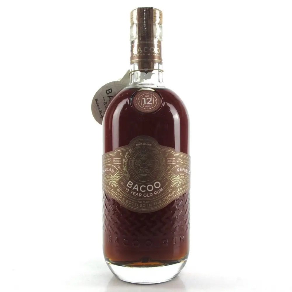 Bottle of A.F.D. Bacoo 12 Year Old Rum