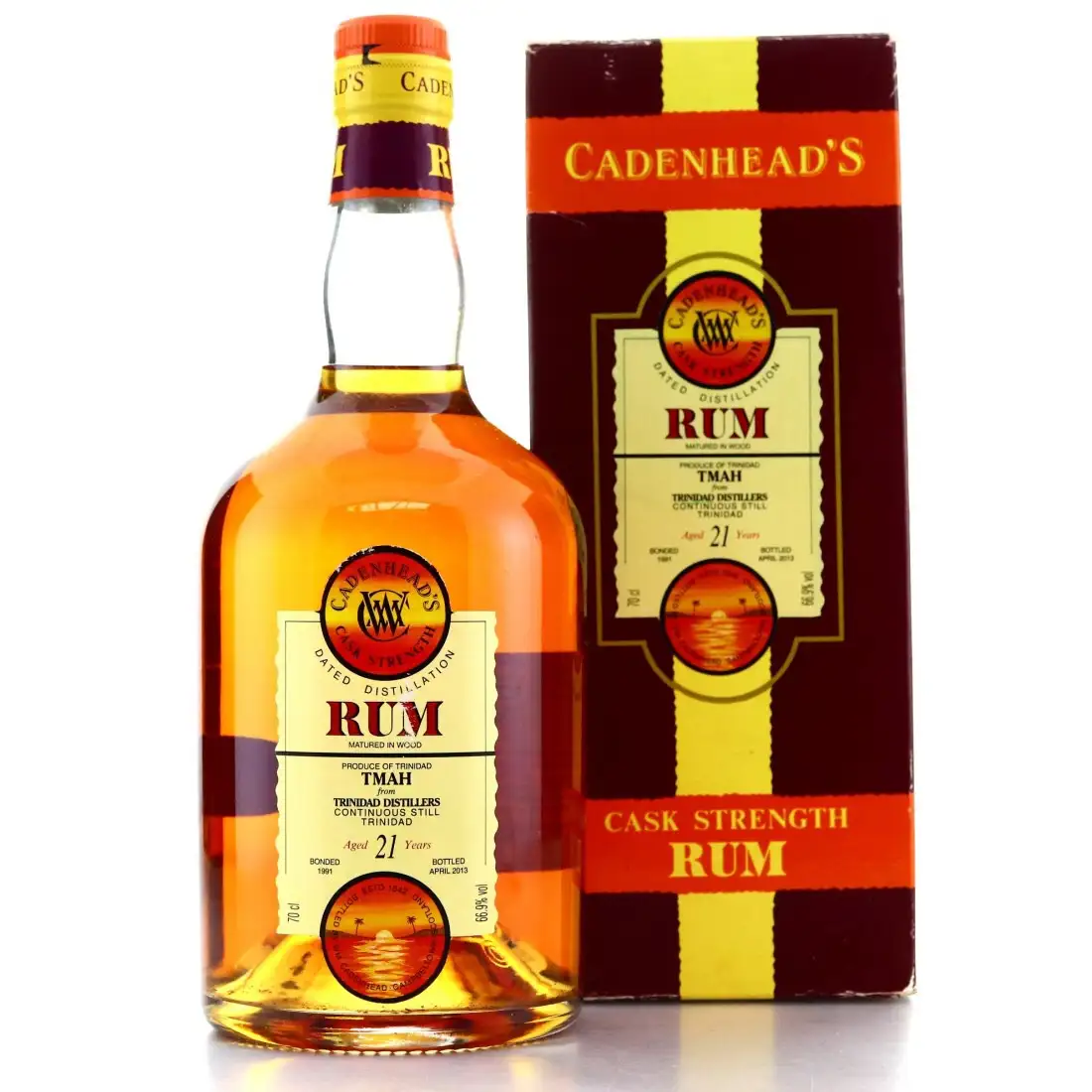 Bottle of Cadenhead‘s T.D.L TMAH 1991
