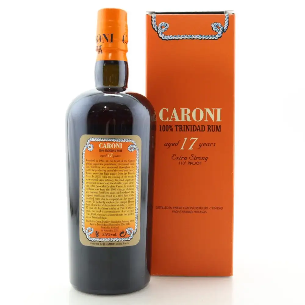 Hochauflösendes Bild von Velier Caroni 100% Trinidad Rum 17 HTR 1998