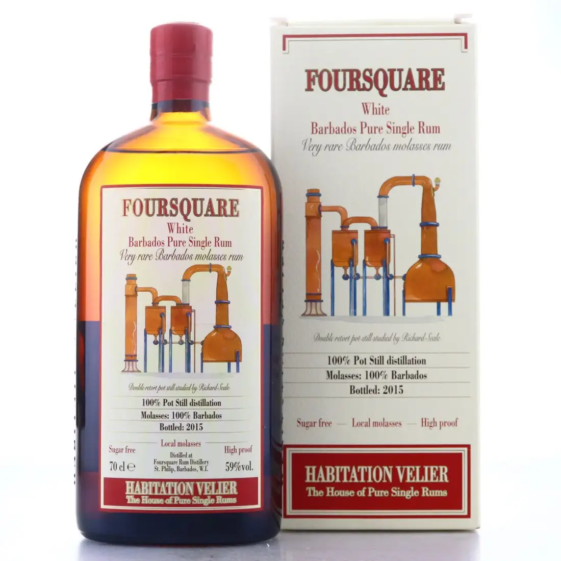 Bottle of Habitation Velier Foursquare Barbados White 2015