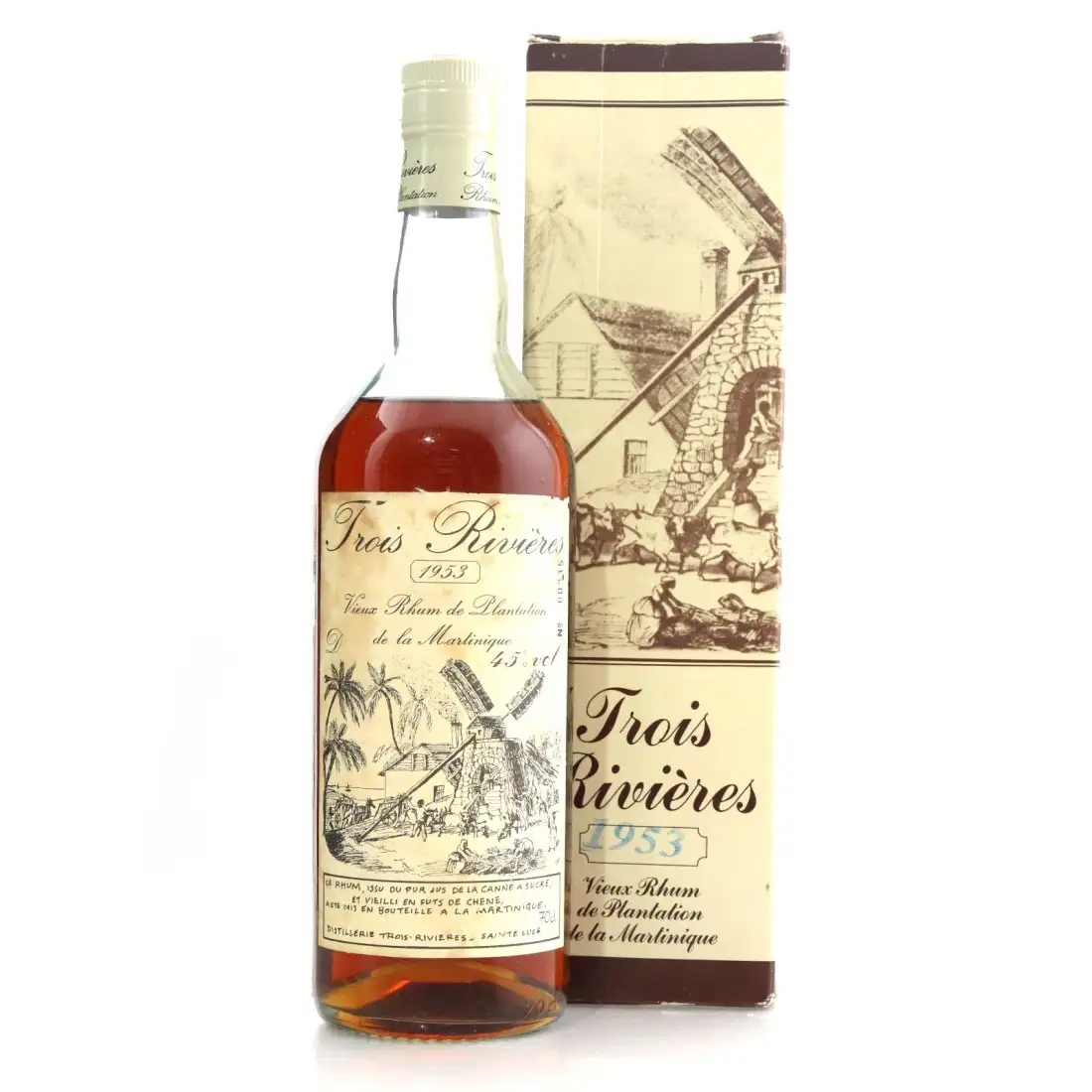 Bottle of Trois Rivières 1953