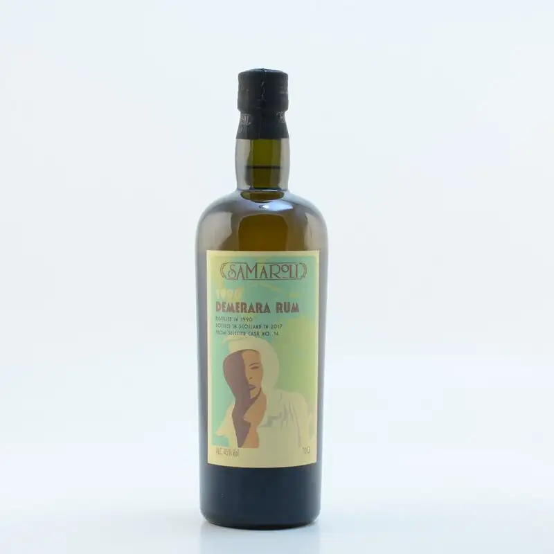 Hochauflösendes Bild von Samaroli DDL Demerara Rum 1990