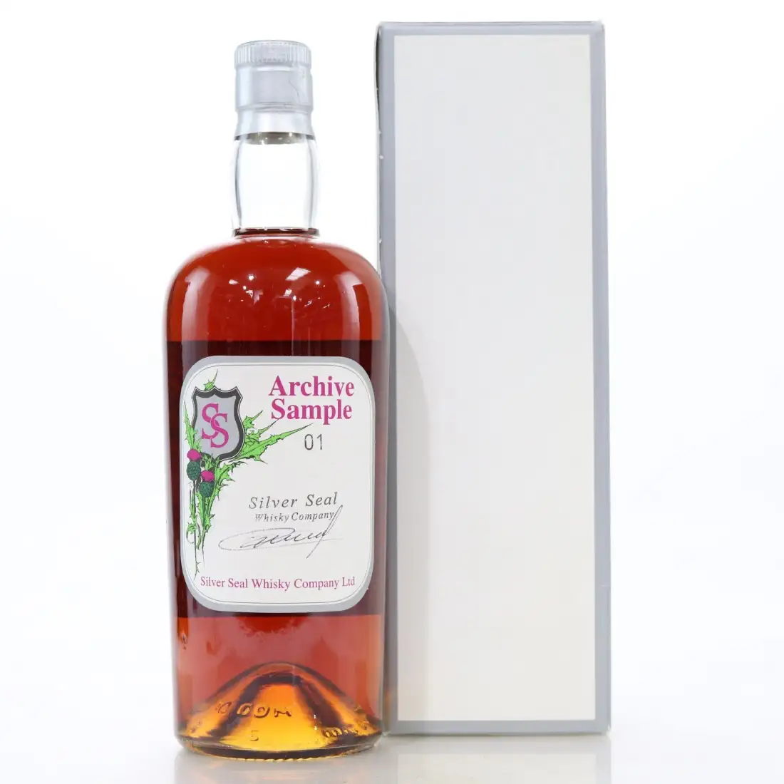 Hochauflösendes Bild von Silver Seal Long Pond Flower & White Label 1941