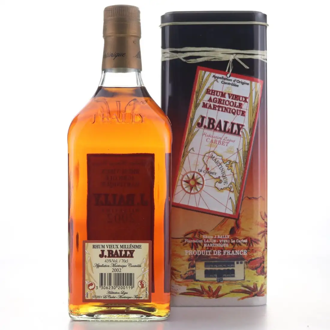 Hochauflösendes Bild von J. Bally Millésime 2002