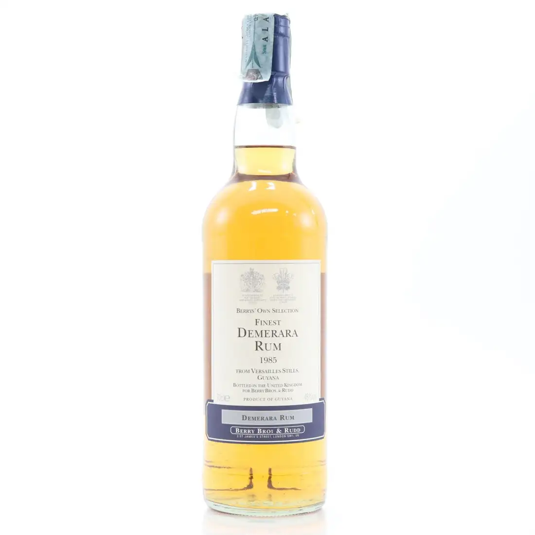 Bottle of Berry Bros & Rudd Versailles Finest Demerara Rum 1985