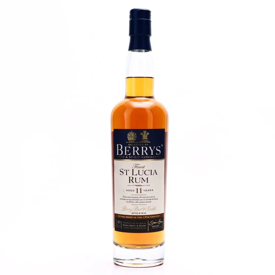 Hochauflösendes Bild von Berry Bros & Rudd Finest St Lucia Rum 1999