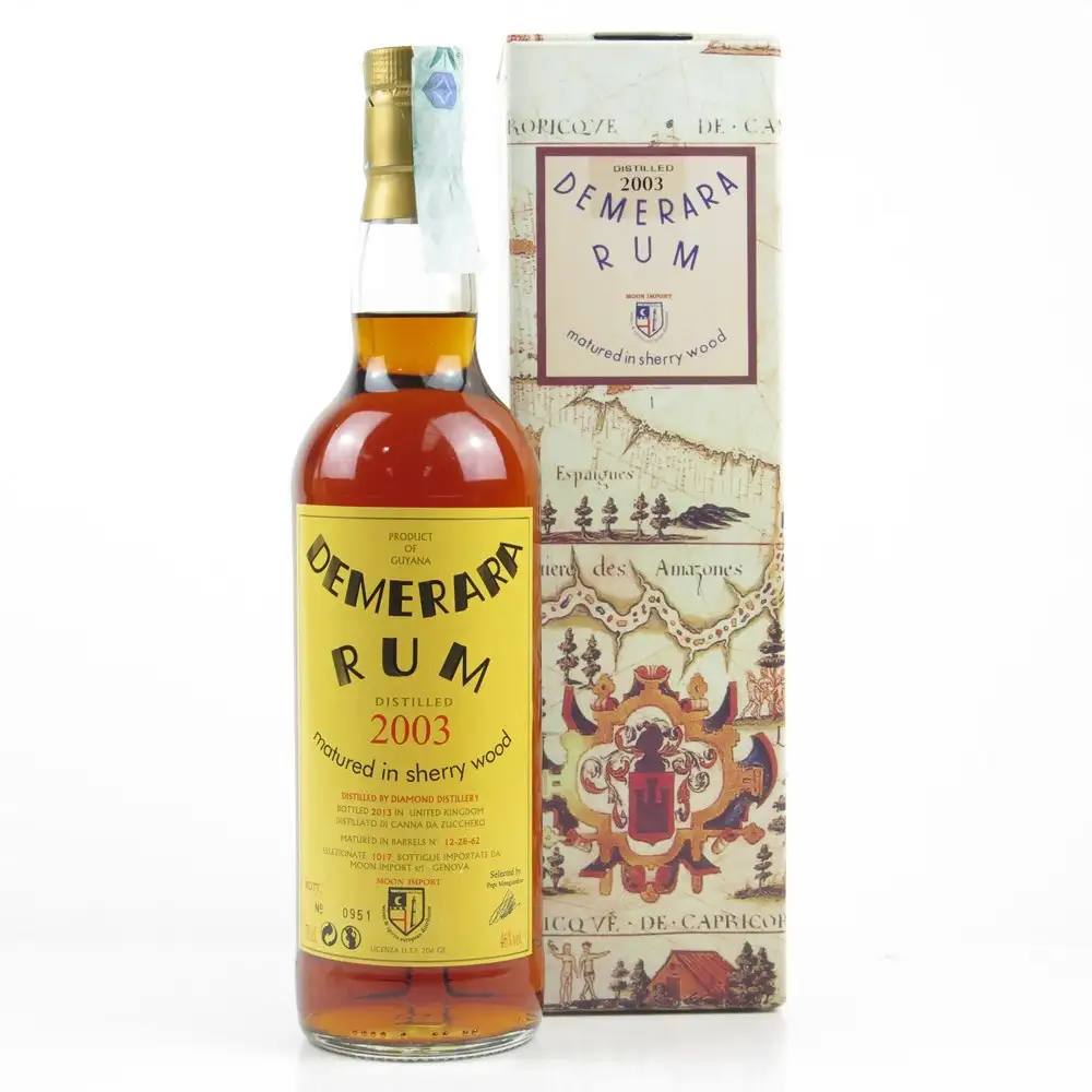 Hochauflösendes Bild von Moon Import Diamond Demerara Rum 2003