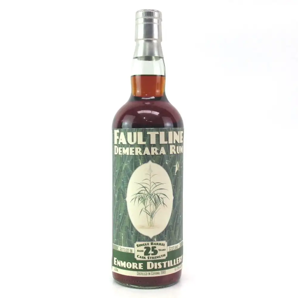 Bottle of K&L Wines Enmore Faultline Rum Demerara 1989
