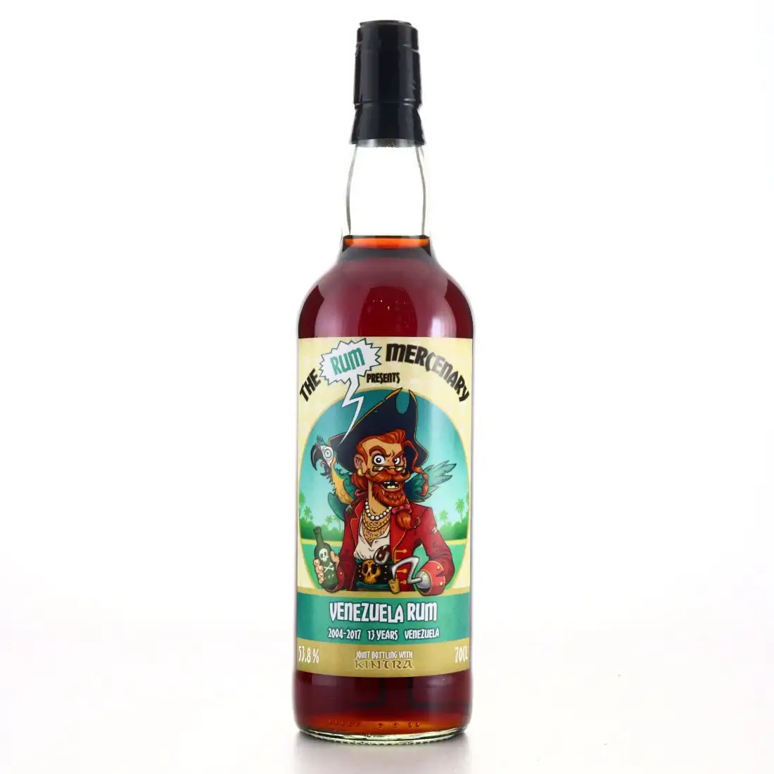 Bottle of The Rum Mercenary & Kintra Venezuela Rum 2004