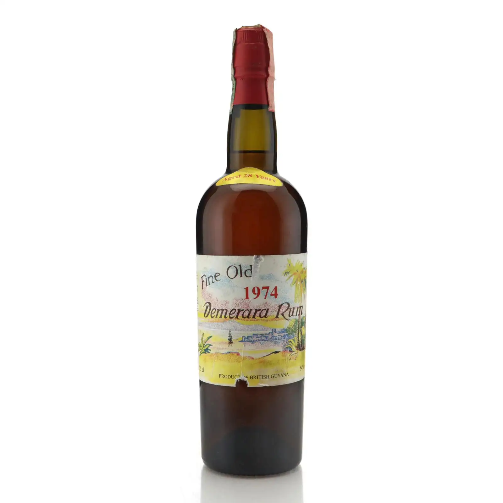 Bottle of High Spirits Collection Enmore Fine Old Demerara Rum 1974