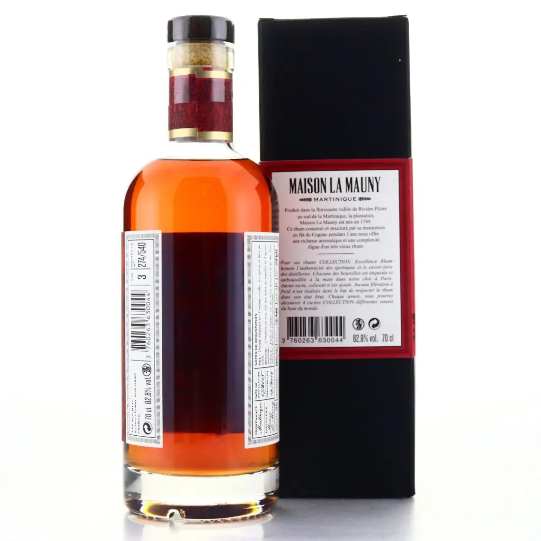 Hochauflösendes Bild von Excellence Rhum Maison La Mauny 2015