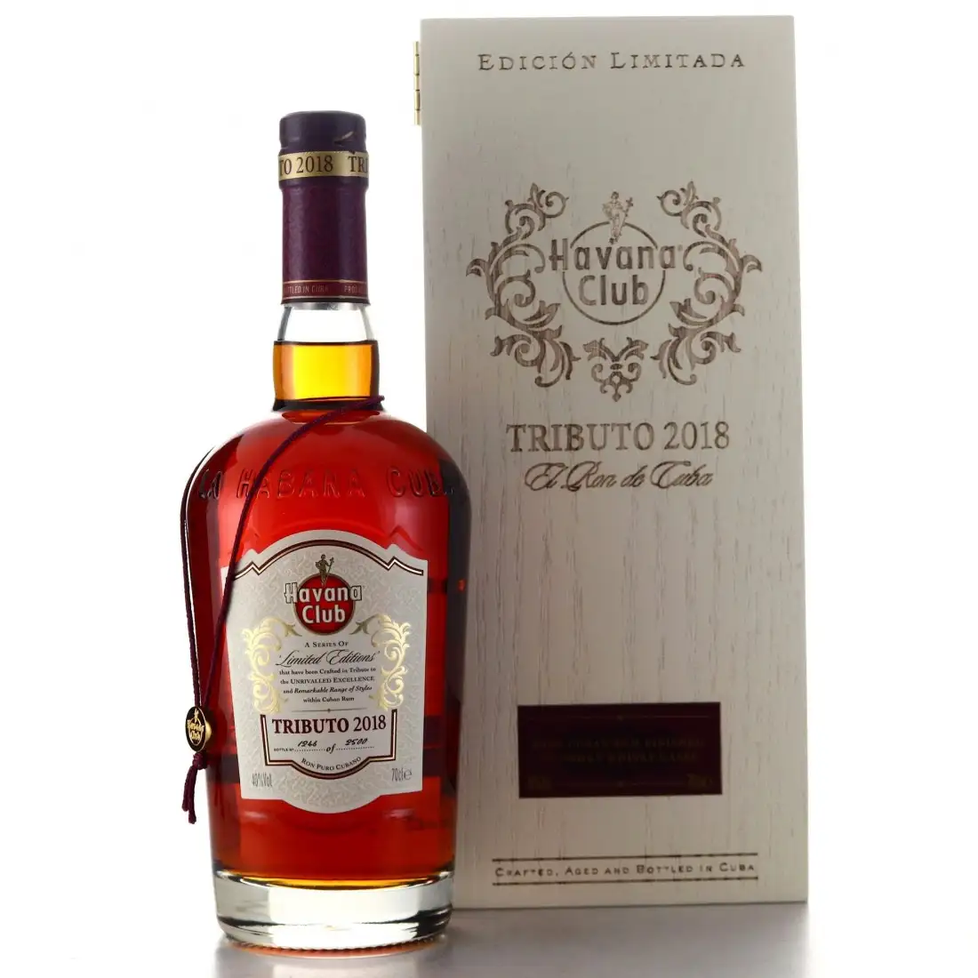 Bottle of Havana Club Tributo 2018