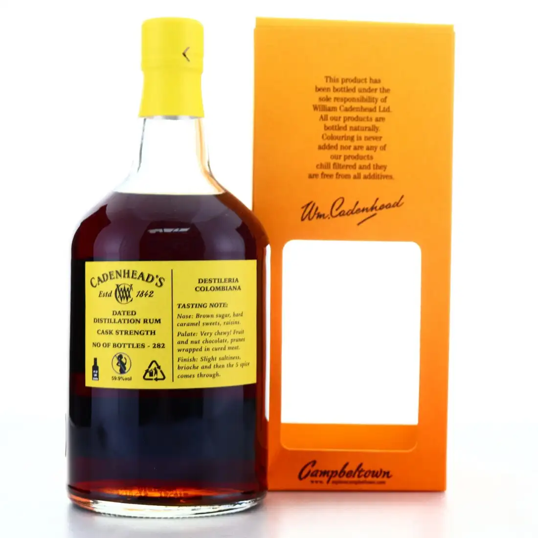 Hochauflösendes Bild von Cadenhead‘s Dictador 1980