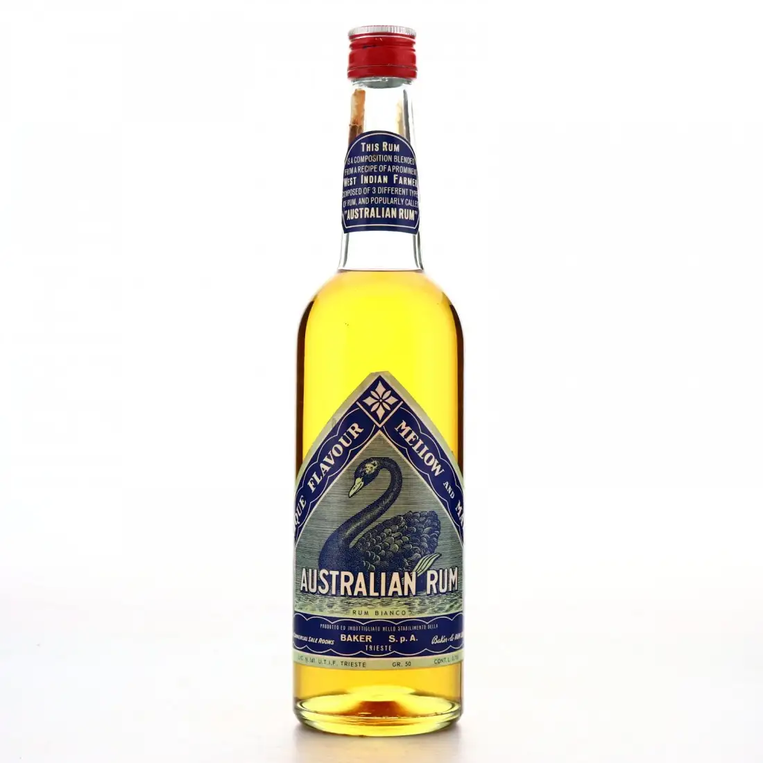 Hochauflösendes Bild von A.A. Baker & Co. S.p.A. Australian Rum