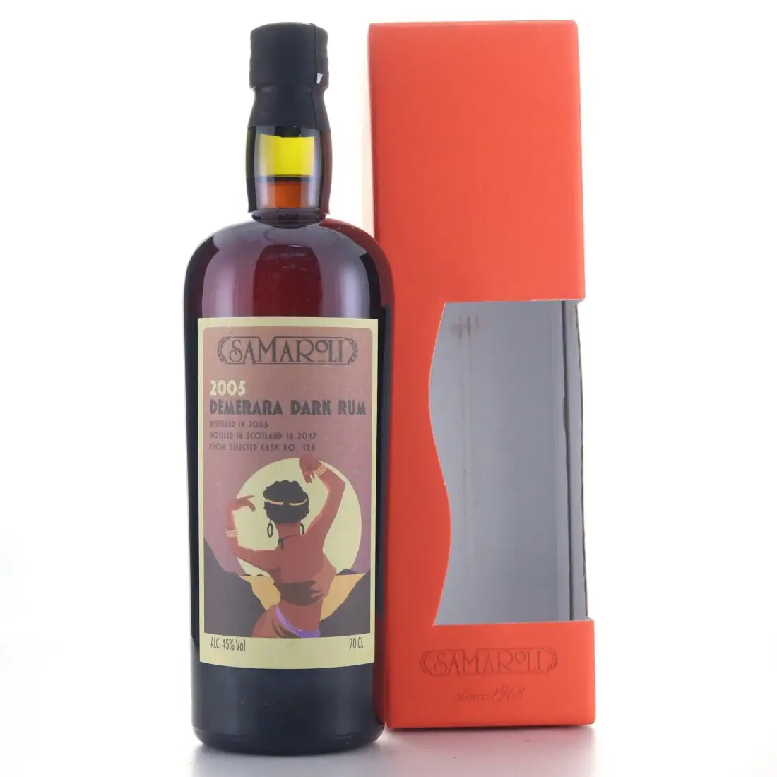 Bottle of Samaroli DDL Demerara Dark 2005