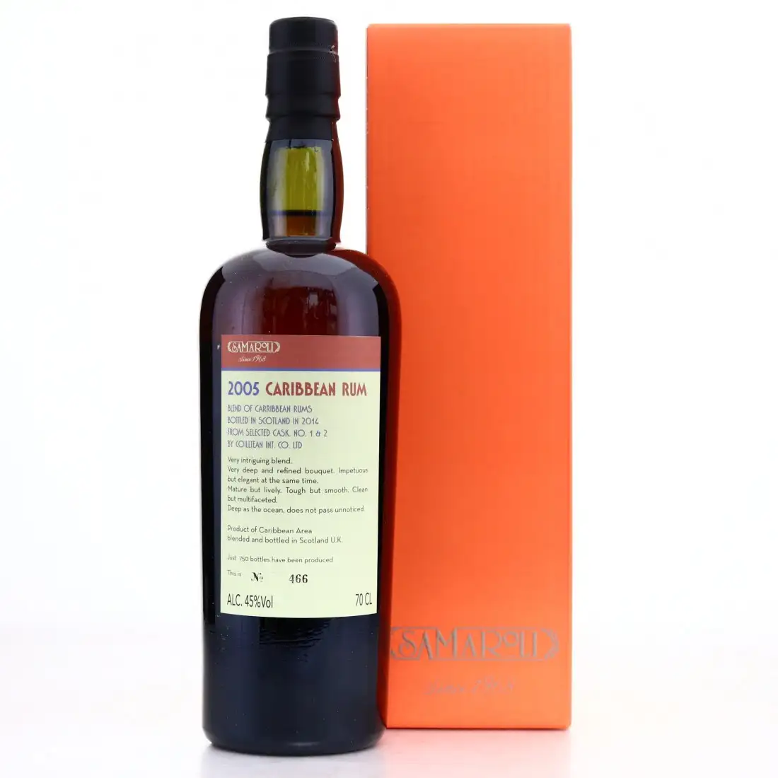 High resolution image of Samaroli Caribbean Rum (Edition 2014) 2005