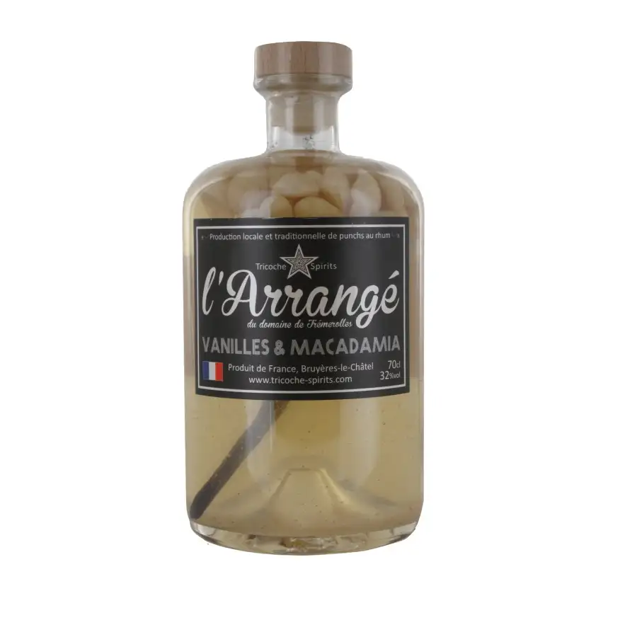 Hochauflösendes Bild von Tricoche Spirits L’Arrangé Vanilles Macadamia