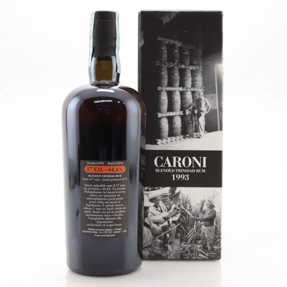 Hochauflösendes Bild von Velier Caroni Blended Trinidad Rum 1993
