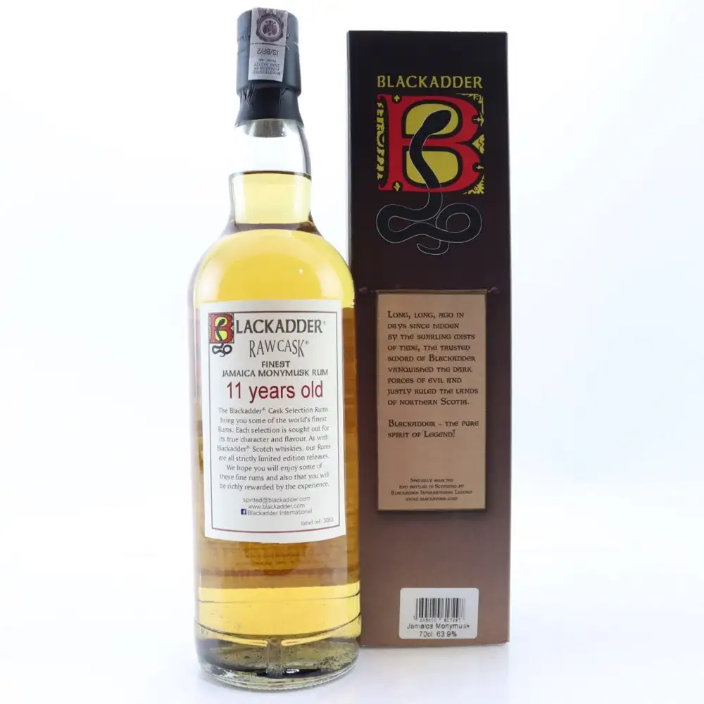 Hochauflösendes Bild von Blackadder Clarendon Finest Jamaica Monymusk Rum 2007