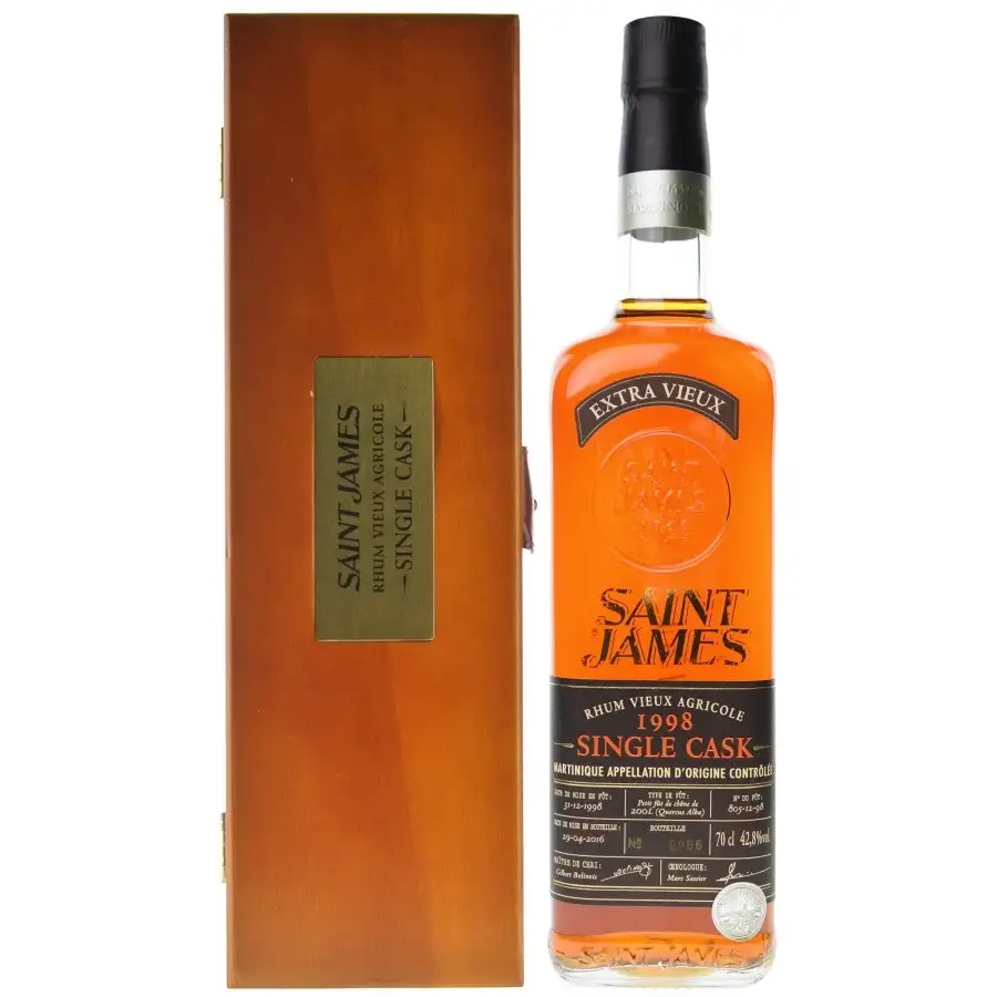 Hochauflösendes Bild von Saint James Single Cask 1998