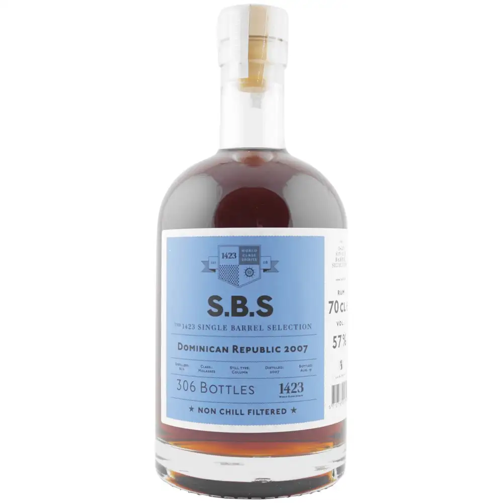 Bottle of S.B.S Dominican Republic 2007