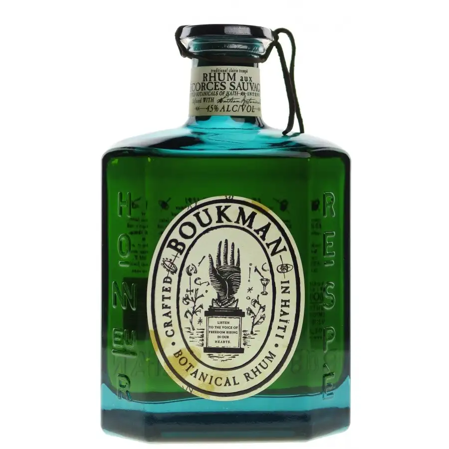 Bottle of Boukman Botanical Rhum