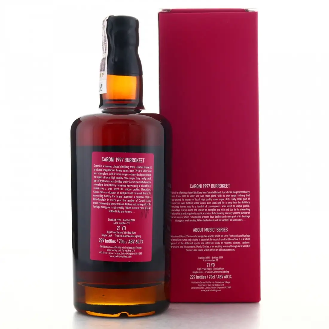 Hochauflösendes Bild von Jack Tar Caroni Old Music! Series Burrokeet Edition 1997