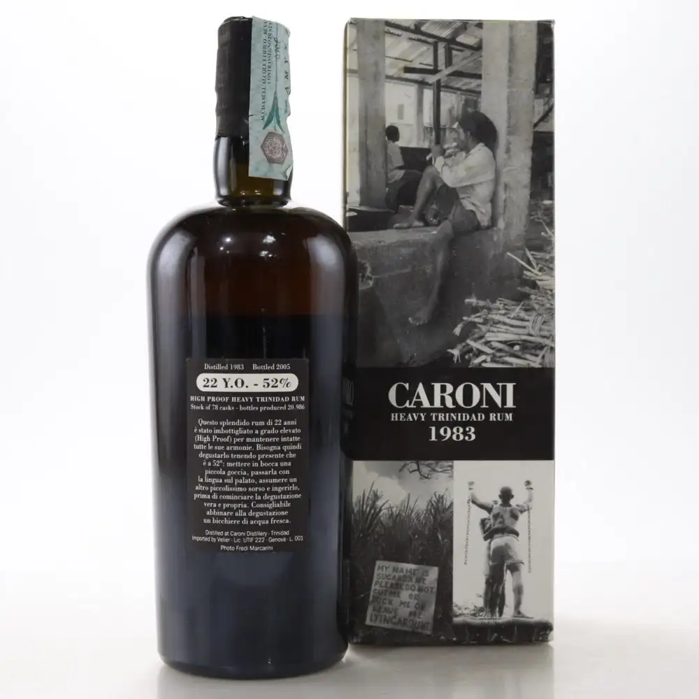 High resolution image of Velier Caroni Heavy Trinidad Rum HTR 1983