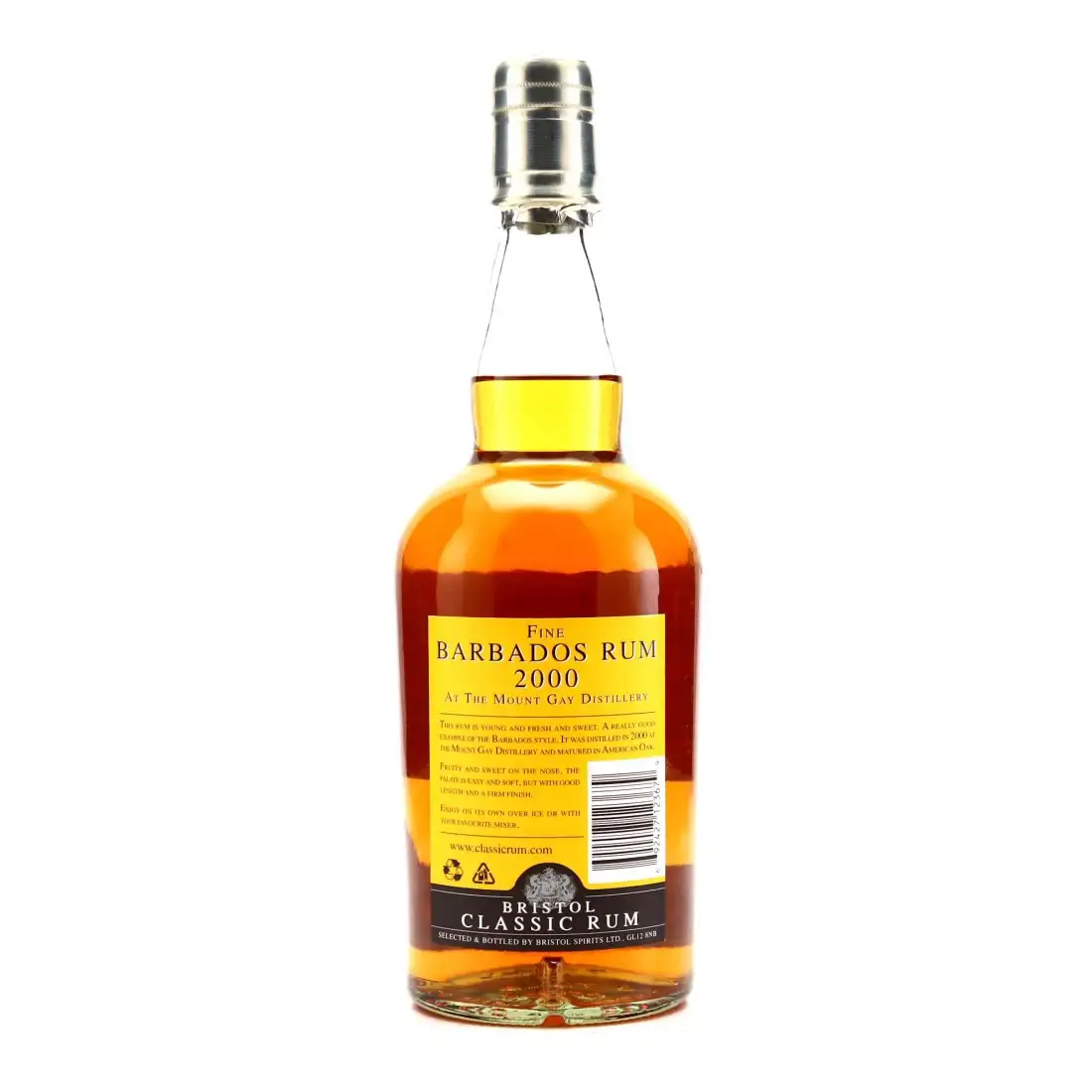 High resolution image of Bristol Mount Gay Fine Barbados Rum 2000